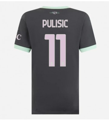 AC Milan Christian Pulisic #11 Tercera Equipación Mujer 2024-25 Manga Corta